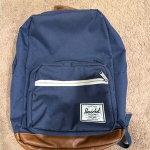 Herschel Supply Company Blue and Tan Backpack